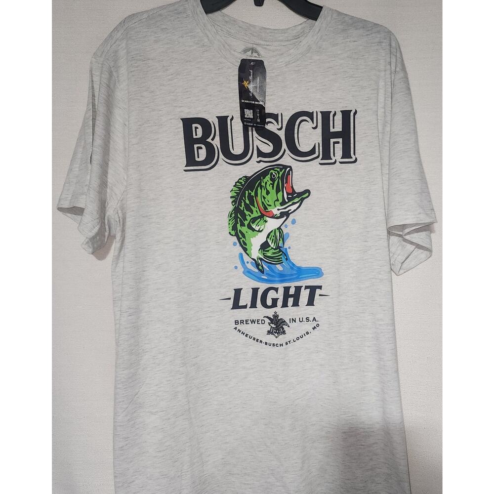Busch light-fish shirt XXL